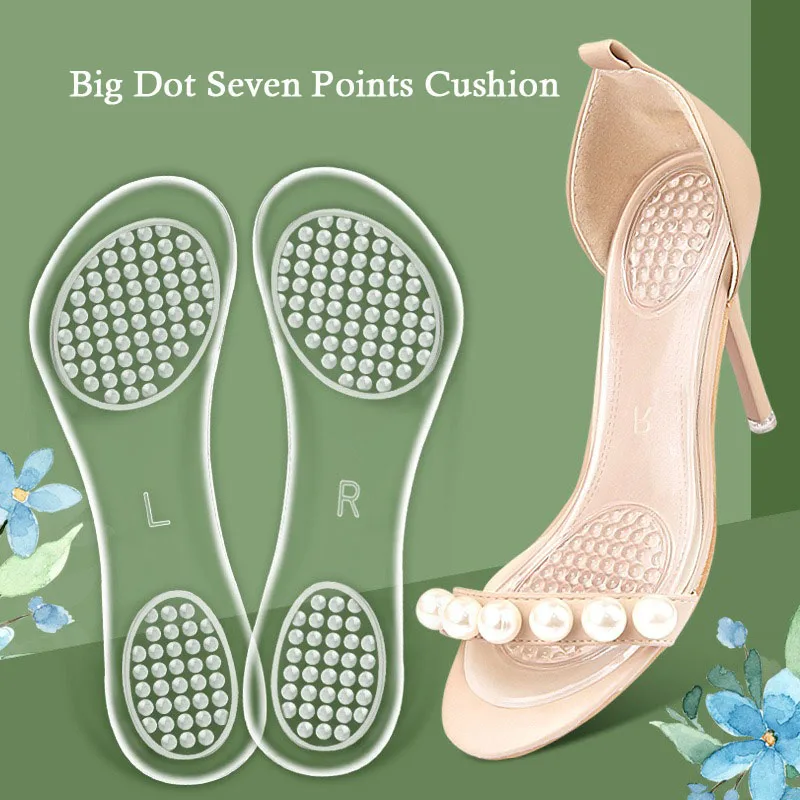 Women'S Shoes High Arch Support - Silicone Heel Liner Forefoot Pads Cushion