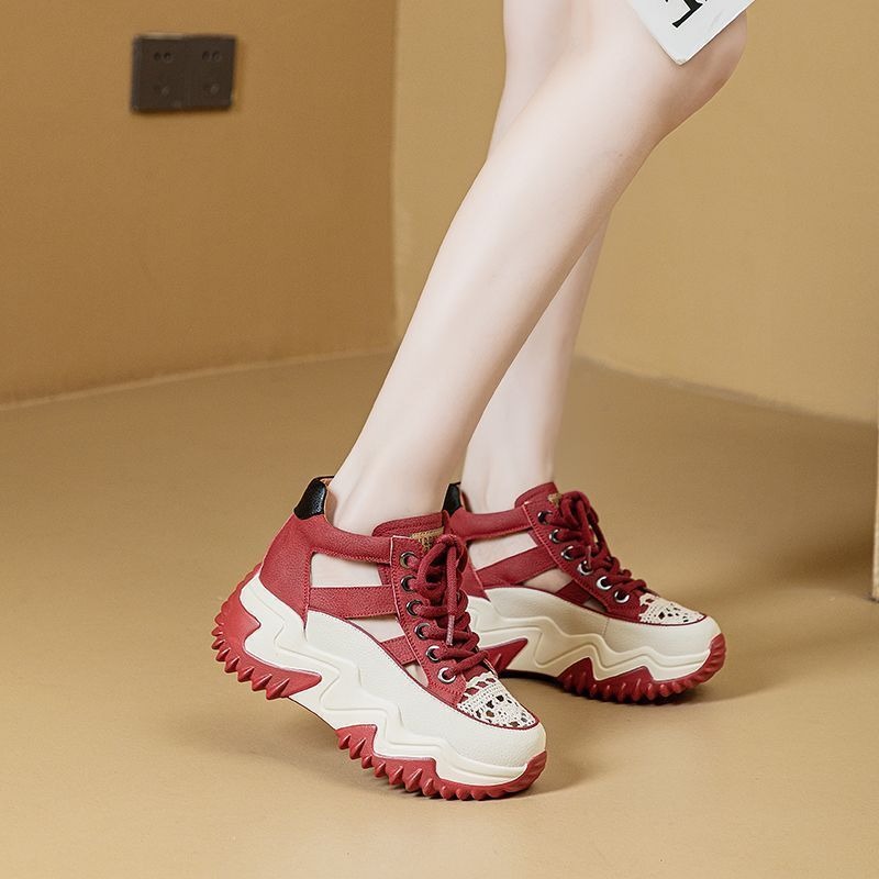 Platform Sneakers Chunky - Women's Chunky Platform Dad Sneakers Color