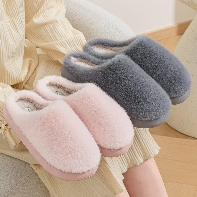 Women'S Shoes For Fall - 2026 Winter Fluffy Plush Slippers Women