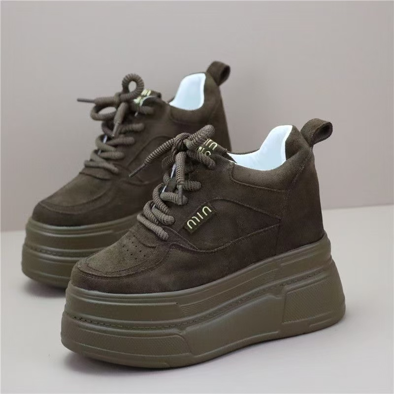 Platform Sneakers Chunky - 12cm Sneakers Women High Platform Casual