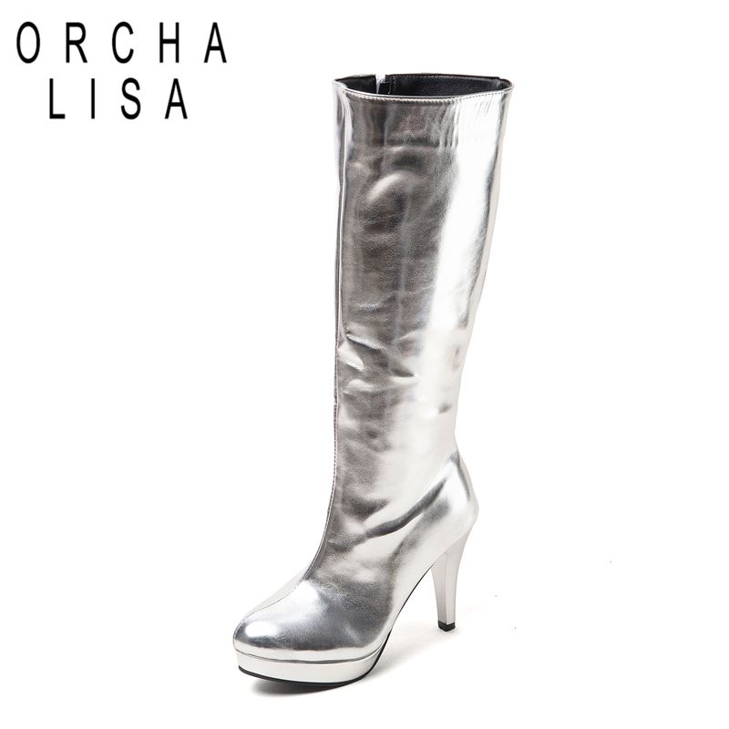 Zip Up Boots Short - ORCHA LISA Ladies Tall Long Booties
