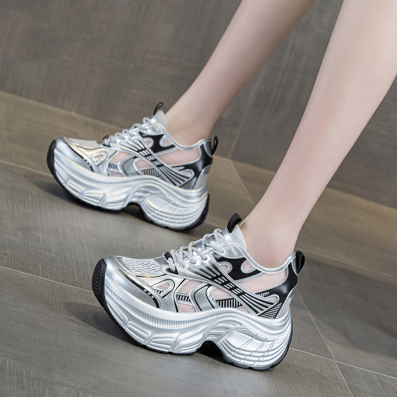 8cm Hidden Height Increasing P - огляд і ціна Platform Sneakers Chunky