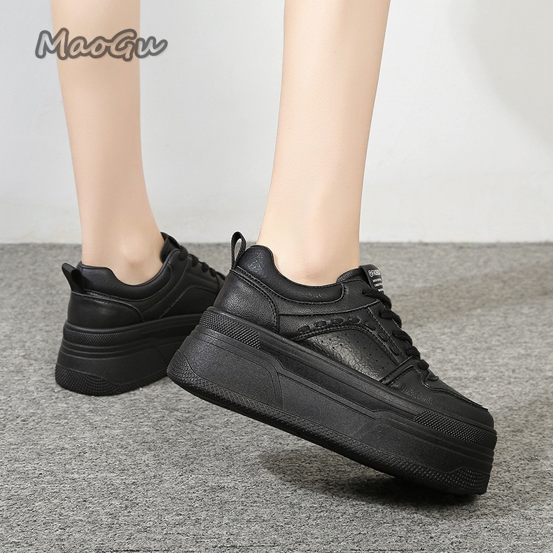 Height Increasing Platform Whi - огляд і ціна Platform Sneakers Chunky