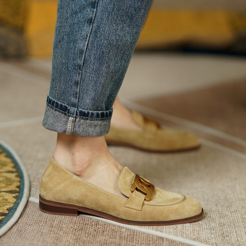 Suede Leather Women Loafers Sp - огляд і ціна Women Shoes With Heels