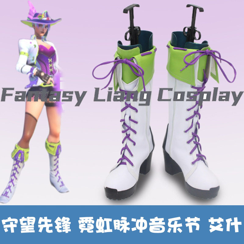 Anime Neon Pulse Ashe Cosplay  - огляд і ціна Women Shoes Japan