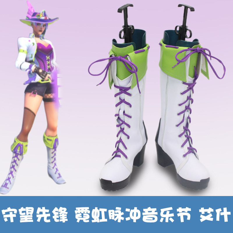 Anime Neon Pulse Ashe Cosplay  - огляд і ціна Women Shoes Japan
