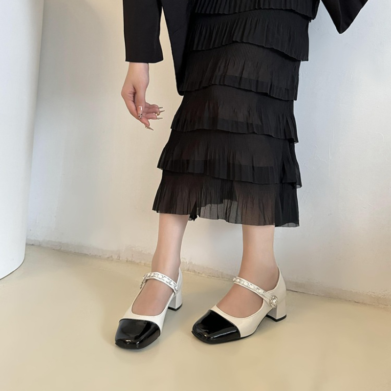 2026 Pearl Clasp Thick-Topped  - огляд і ціна Women Shoes With Heels