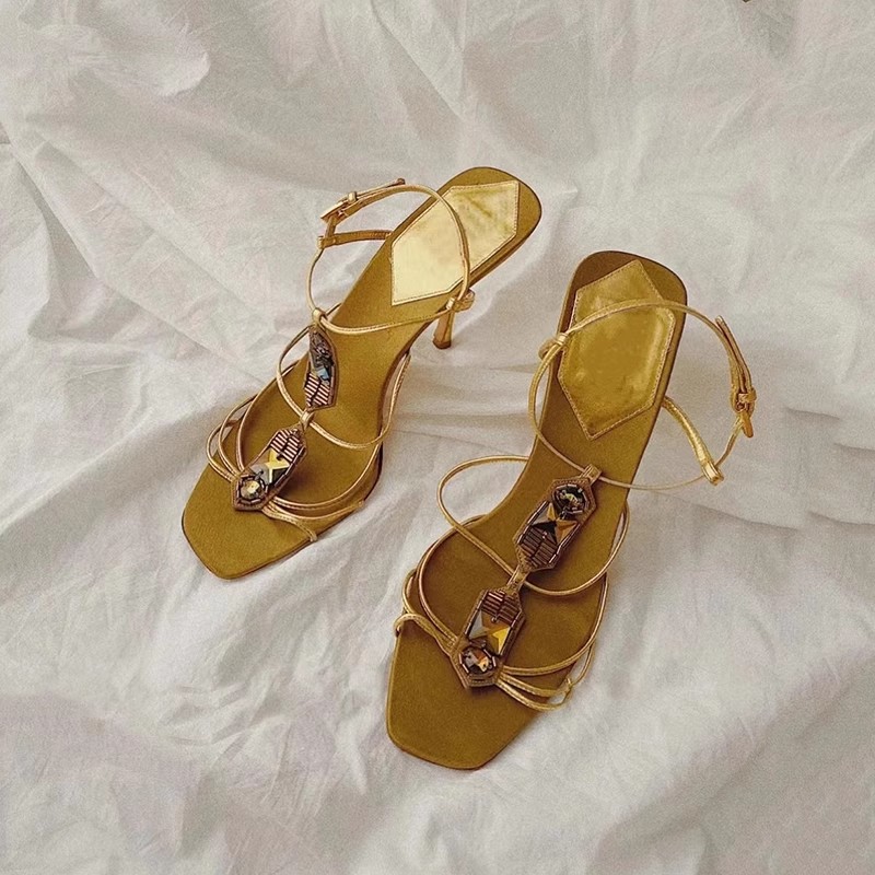 Golden Bling Egypt Rhinestone  - огляд і ціна Women Shoes Egypt