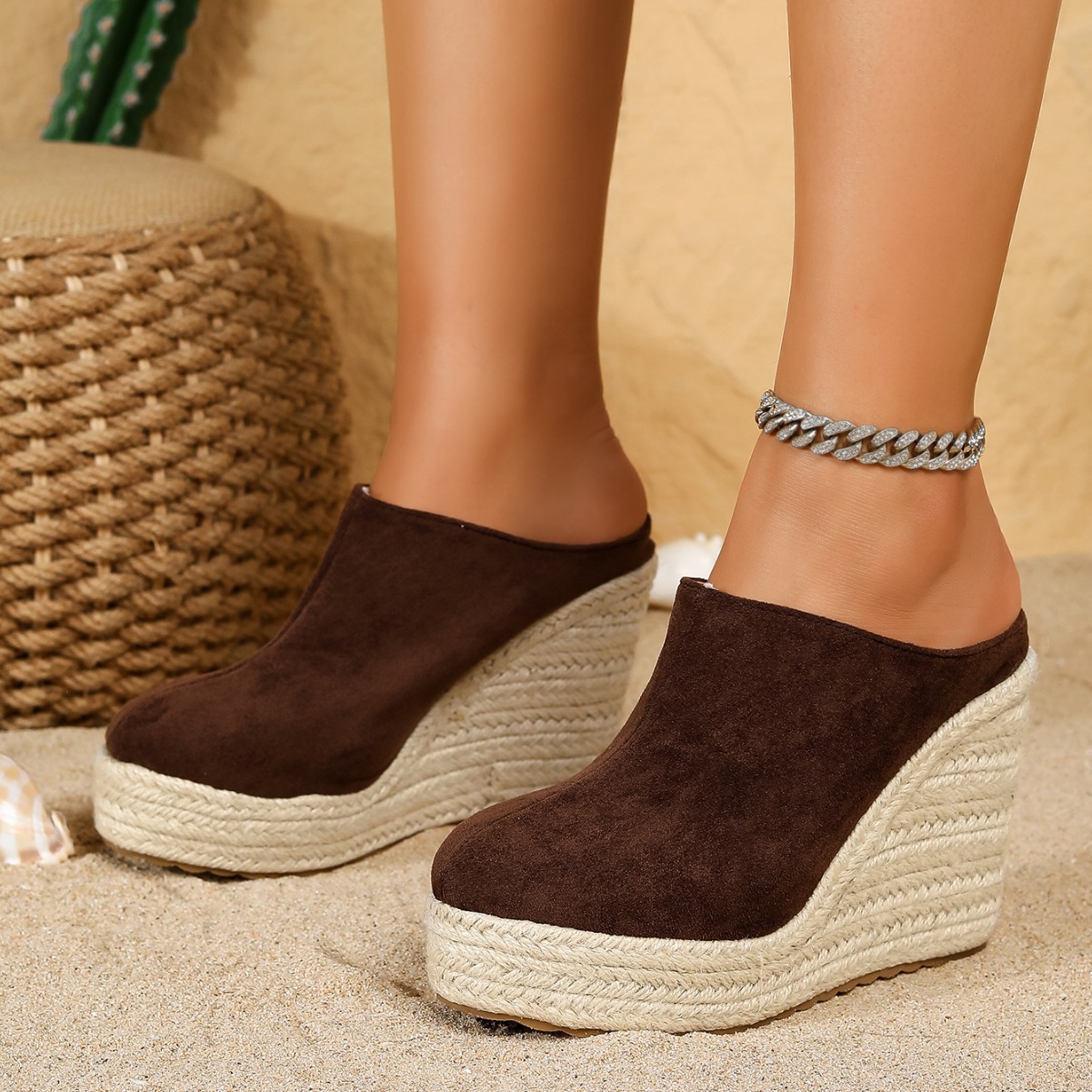 RYAMAG Comfortable Wedge Mules - огляд і ціна Espadrille Wedge Shoes