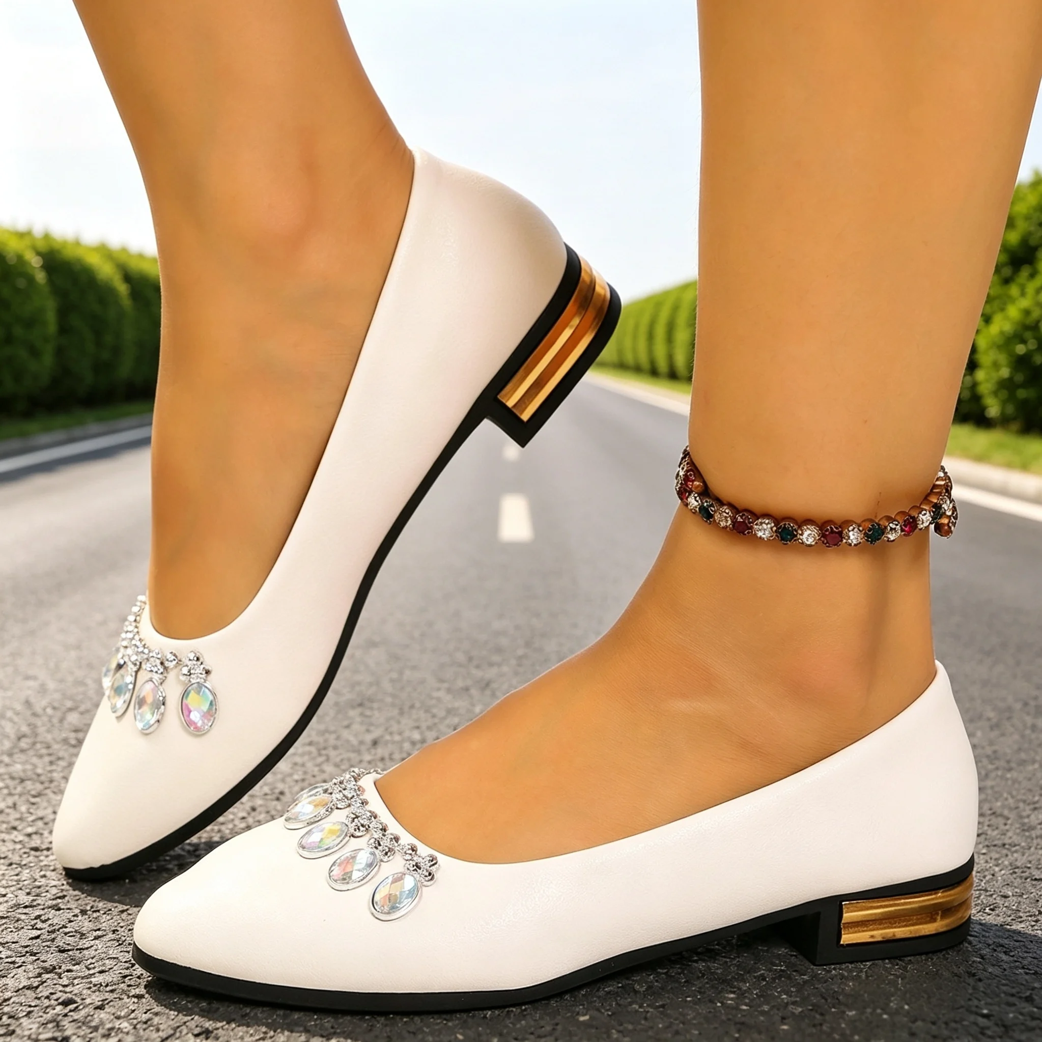 Women Flats Pointed Toe Ballet - огляд і ціна Women Shoes With Heels