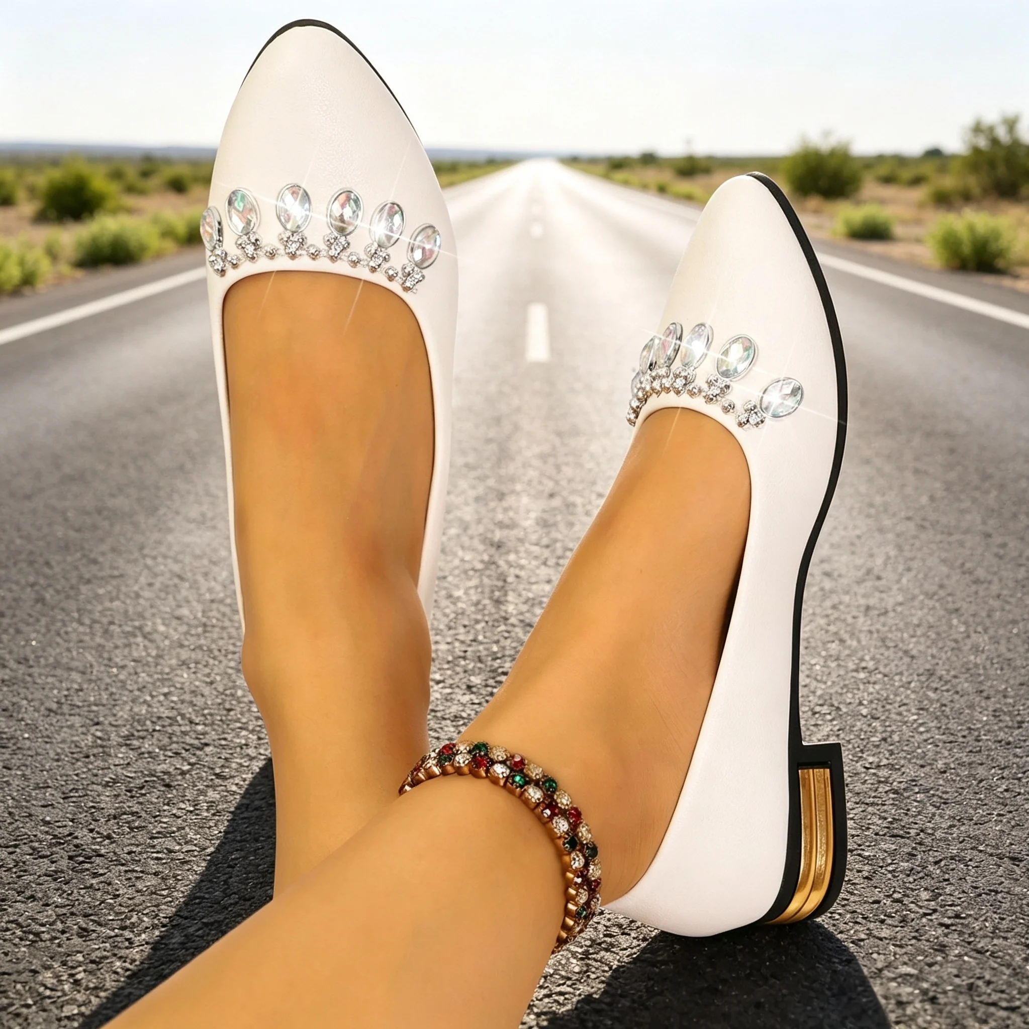 Women Flats Pointed Toe Ballet - огляд і ціна Women Shoes With Heels