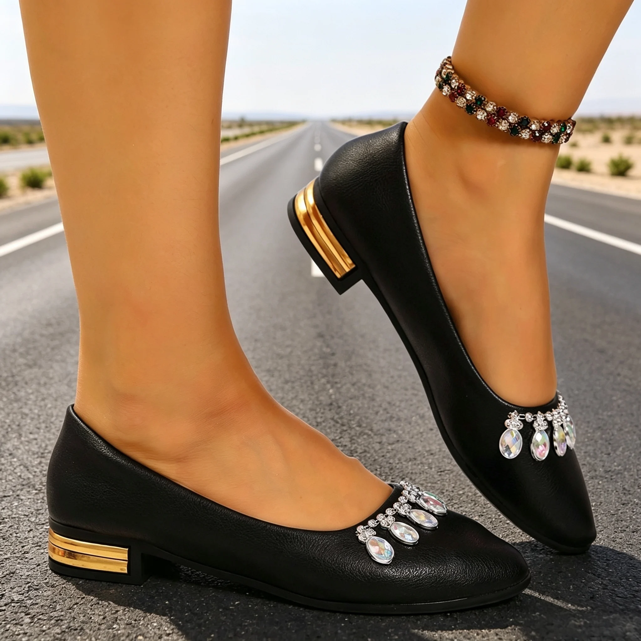 Women Flats Pointed Toe Ballet - огляд і ціна Women Shoes With Heels