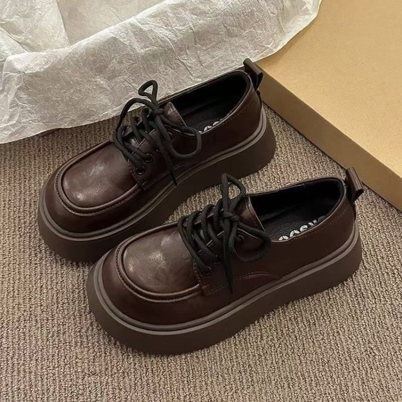 Women Vintage Brown Lace‑up Pl - огляд і ціна Women Shoes With Heels
