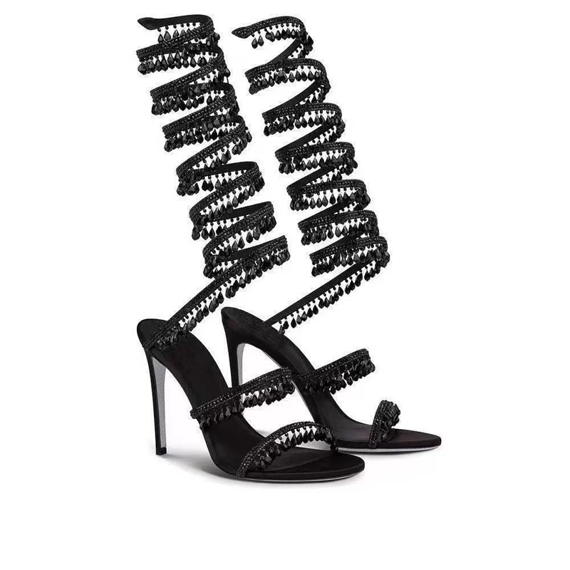 Thin high-heeled sandals summe - огляд і ціна Rhinestone Sandal Women