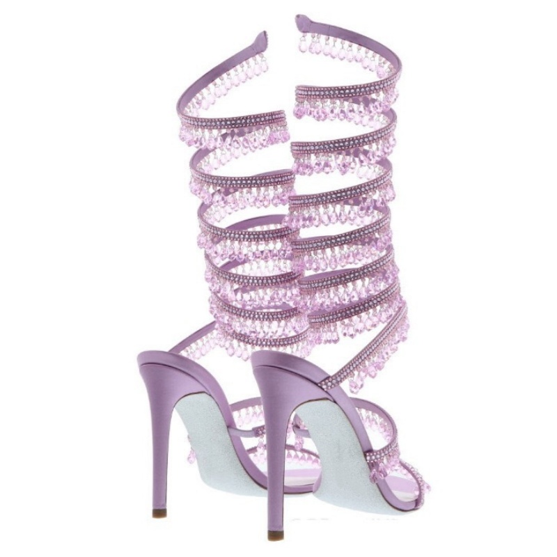 Thin high-heeled sandals summe - огляд і ціна Rhinestone Sandal Women