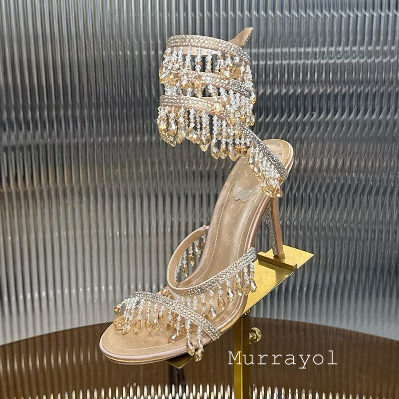 Sandals Women Ankle Snake Shap - огляд і ціна Rhinestone Sandal Women