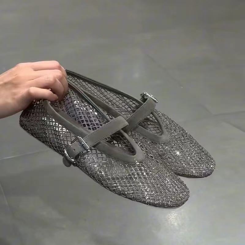 Hollow Rhinestone Baotou Sanda - огляд і ціна Women Shoes With Heels