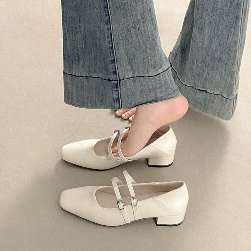 Square Toe Low Heel Women Silv - огляд і ціна Women Shoes With Heels
