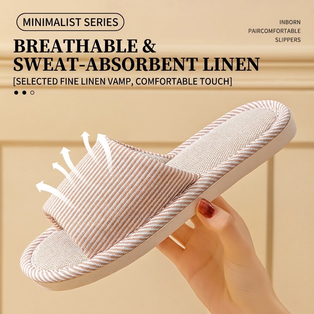 Breathable Flax Linen Slippers - огляд і ціна Women'S Shoes To Men'S