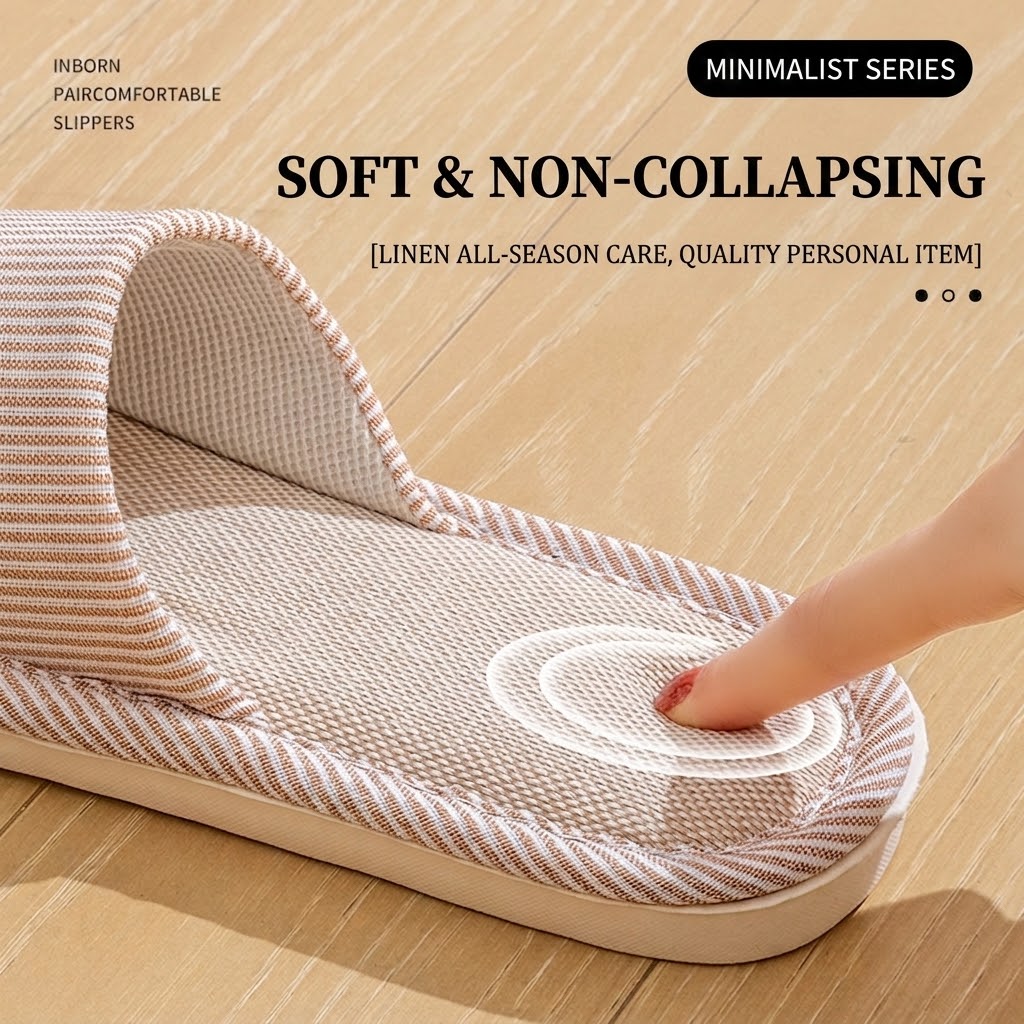 Breathable Flax Linen Slippers - огляд і ціна Women'S Shoes To Men'S